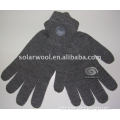 Merino wool long finger liner glove